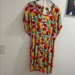 Disney Red and Green Swim Coverup